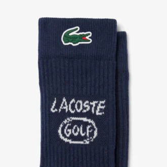 Meias de golfe de algodão para homem