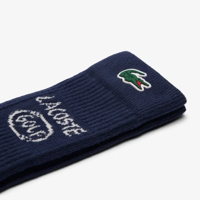 Meias de golfe de algodão para homem