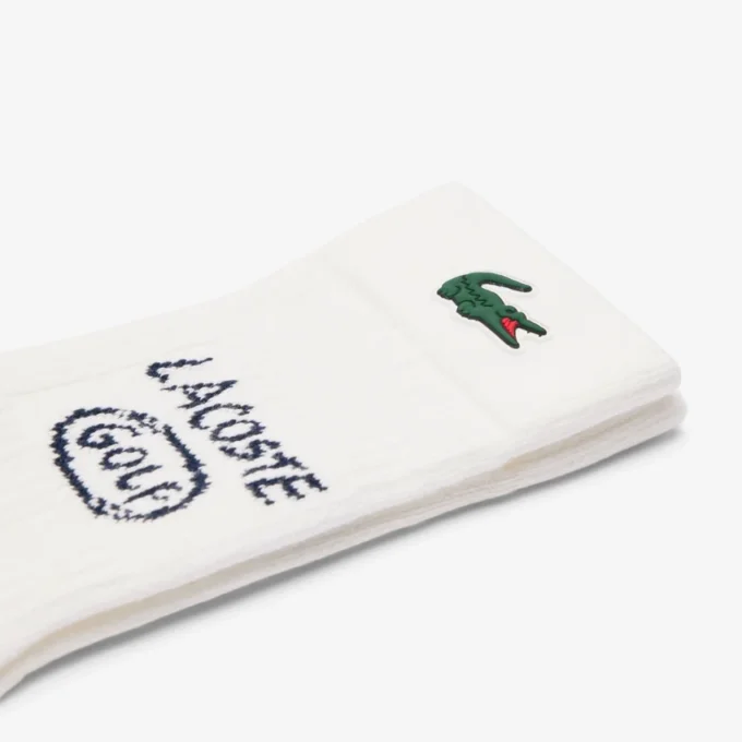 Meias de golfe de algodão para homem