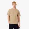 Men’s Ribbed Neck Petit Piqué T-shirt