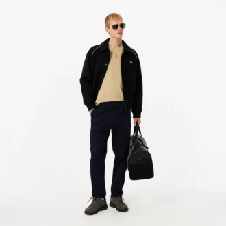 Men’s Ribbed Neck Petit Piqué T-shirt