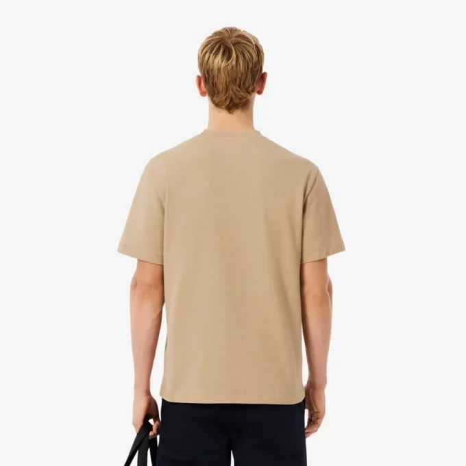 Men’s Ribbed Neck Petit Piqué T-shirt