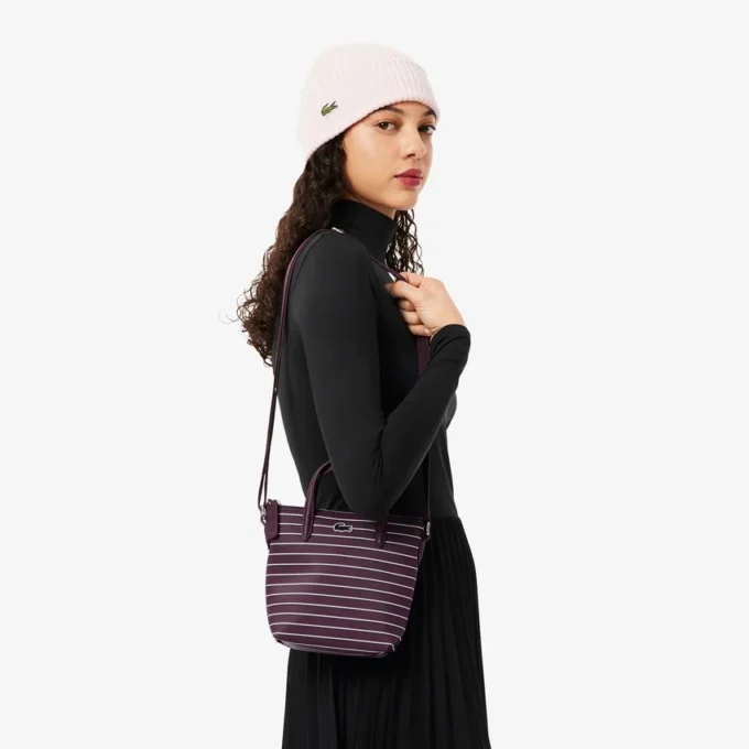Mini Tote L.12.12 Concept às riscas