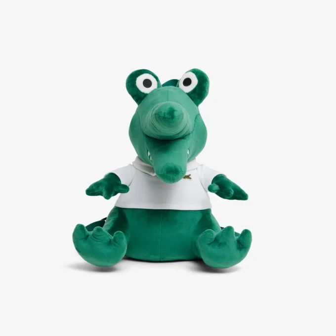 Mochila de crocodilo de pelúcia
