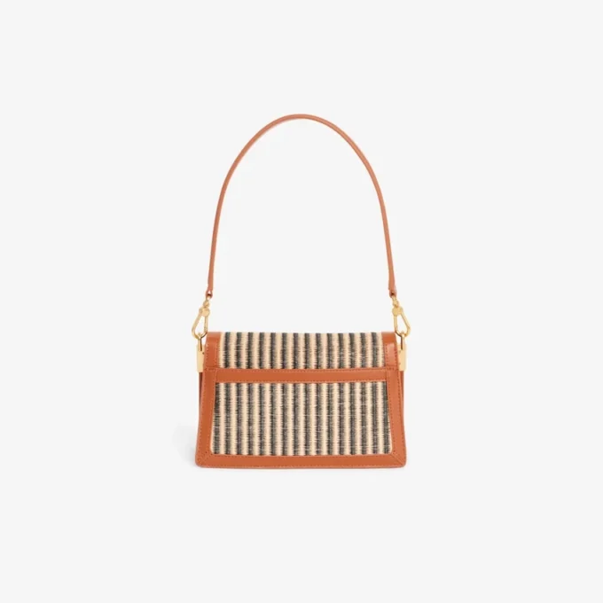 Mochila de verão Bolsa de ombro em ráfia