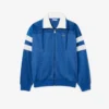 Oversized Pointelle Stripe Satin Sweatshirt for Women