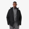 Parka acolchoada repelente à água 3 em 1 para homem