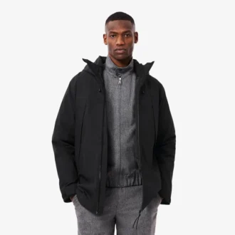 Parka acolchoada repelente à água 3 em 1 para homem