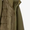 Parka acolchoada repelente à água 3 em 1 para homem