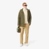 Parka acolchoada repelente à água 3 em 1 para homem