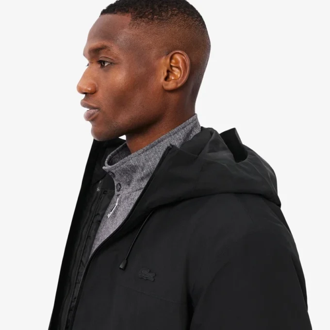 Parka acolchoada repelente à água 3 em 1 para homem