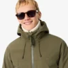 Parka acolchoada repelente à água 3 em 1 para homem