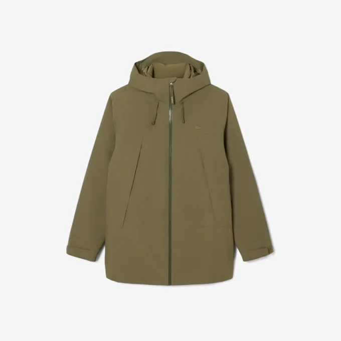 Parka acolchoada repelente à água 3 em 1 para homem
