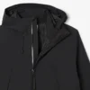 Parka acolchoada repelente à água 3 em 1 para homem