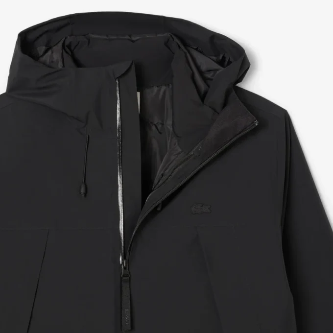 Parka acolchoada repelente à água 3 em 1 para homem