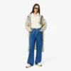 Parka longa oversized repelente de água para mulher