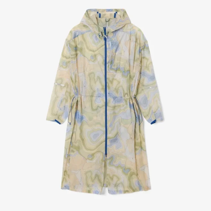 Parka longa oversized repelente de água para mulher