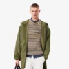 Parka longa repelente de água para homem