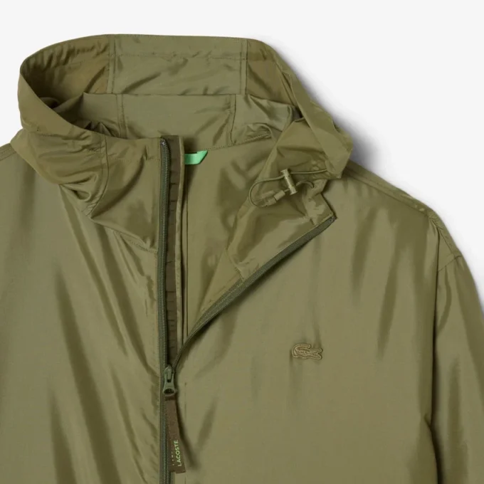 Parka longa repelente de água para homem