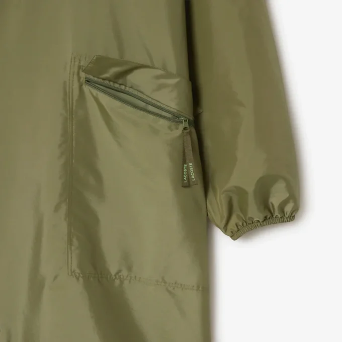 Parka longa repelente de água para homem