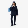 Parka oversized de comprimento médio e repelente à água