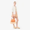 Pequena bolsa de couro Lenglen