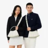 Pequena bolsa de couro Lenglen