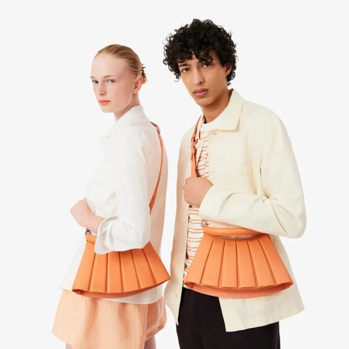 Pequena bolsa de couro Lenglen