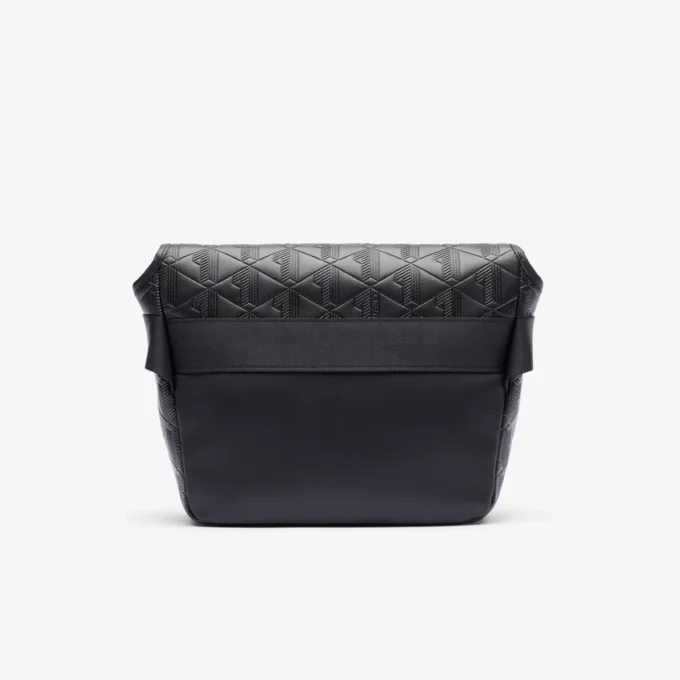 Pequena bolsa tipo mensageiro com monograma