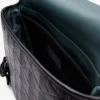 Pequena bolsa tipo mensageiro com monograma
