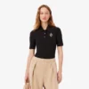 Polo bordada de corte justo