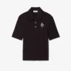 Polo bordada de corte justo