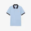 Polo Classic Fit com Canelado Contrastante