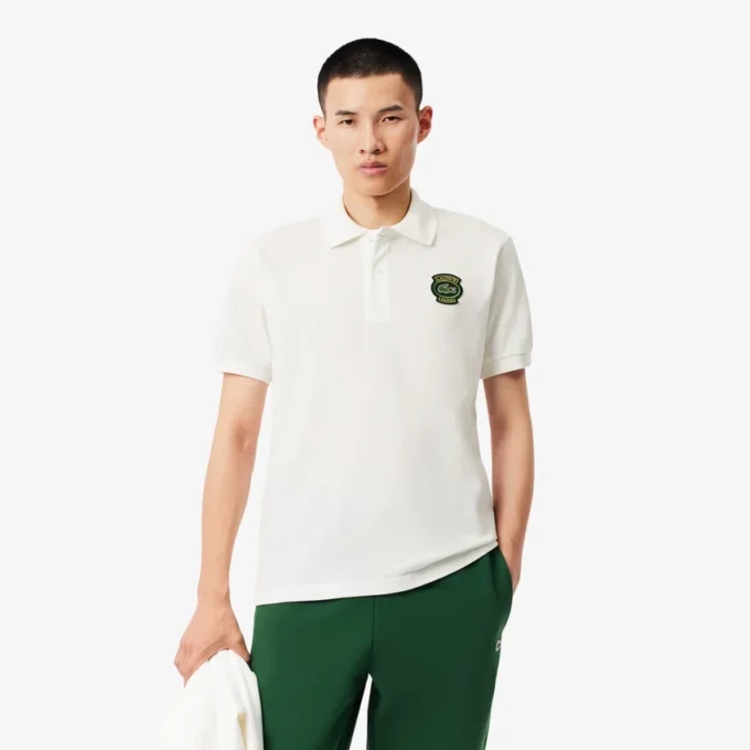 Polo Classic Fit Petit Piqua Badge para homem