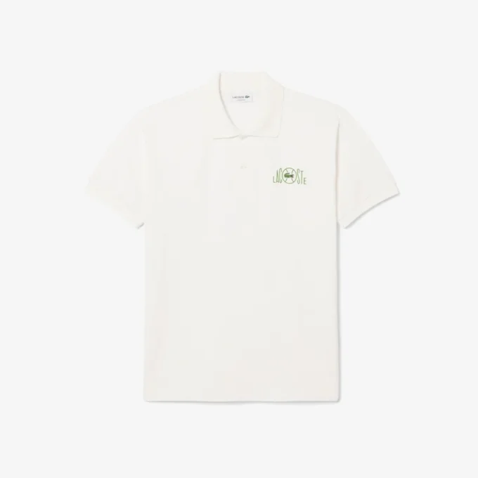Polo com corte clássico e logótipo gráfico
