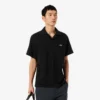 Polo de algodão e linho com corte clássico