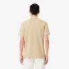 Polo de algodão e linho com corte clássico