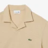 Polo de algodão e linho com corte clássico