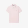 Polo de algodão e poliéster de corte regular para homem