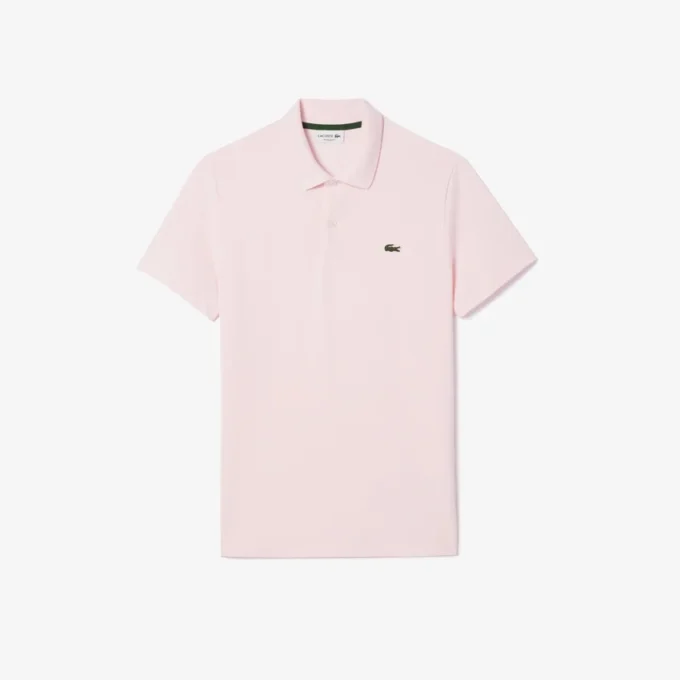 Polo de algodão e poliéster de corte regular para homem