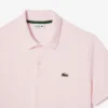 Polo de algodão e poliéster de corte regular para homem