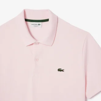Polo de algodão e poliéster de corte regular para homem