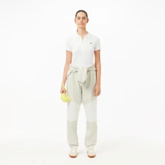 Polo de algodão elástico L.12.D Slim Fit para mulher