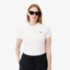 Polo de algodão elástico L.12.D Slim Fit para mulher