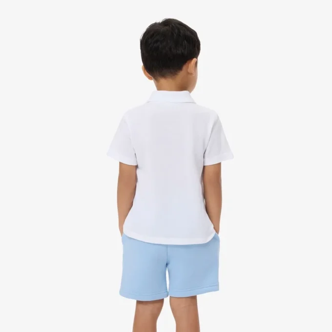 Polo de algodão estampado