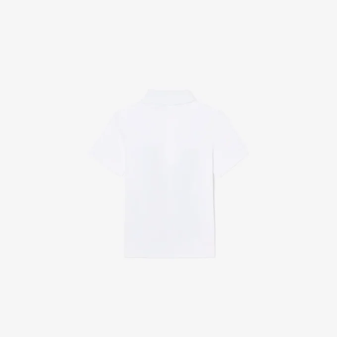 Polo de algodão estampado