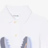 Polo de algodão estampado
