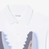 Polo de algodão estampado