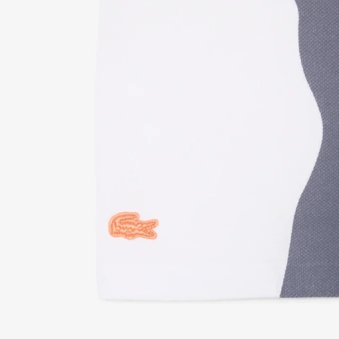 Polo de algodão estampado