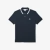 Polo de algodão macio de corte regular para homem